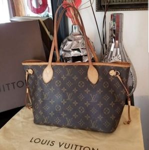 Louis Vuitton Neverfull PM monogram bag purse